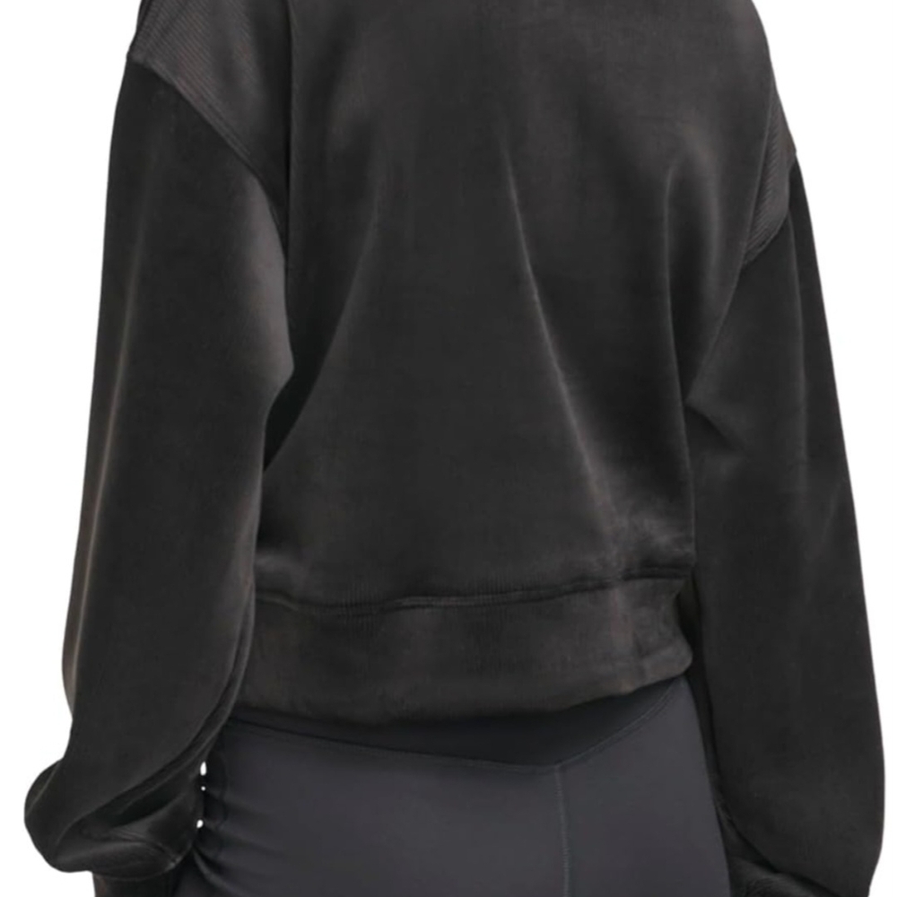 DKNY Women's Half-Zip Pullover Sweatshirt Size XL - Picture 3 of 12